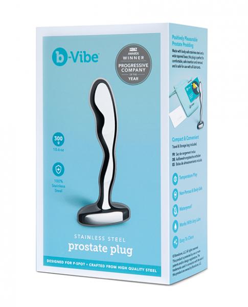 B-Vibe Stainless Steel Prostate Plug  BB Store