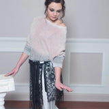 Victorian Lace Capelet - Black - One Size