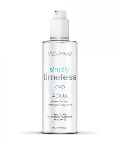 Wicked Simply Timeless Aqua Water Based Lubricant - 4 oz