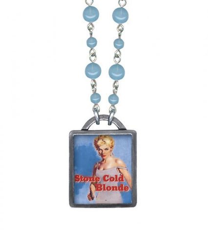 Vintageware Stone Cold Blonde Necklace