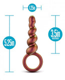 Blush Anal Adventures Matrix Spiral Loop Plug - Copper