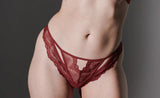 Kane Cutout Thong - Ruby -