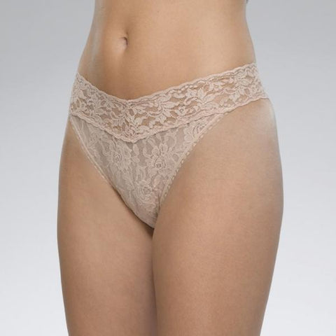 Lace Original Rise Thong- Chai - One Size