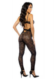 Belle Noir Catsuit - Black -