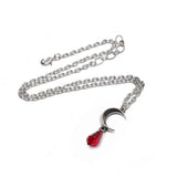 Tears of the Moon Red Pendant