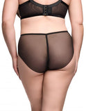 Fortunia Hi Cut Brief - Black -