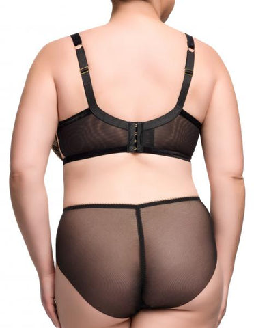 Fortunia Curve Plunge Bra - Black -