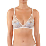 Boheme Bralette - Floral Blue -