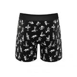 The Bare Back Bones | Glow in the Dark Skeletons Ball Hammock® Pouch Underwear With Fly -