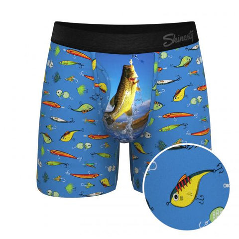The Bait and Tackle | Bass Ball Hammock® Pouch Underwear with Fly -