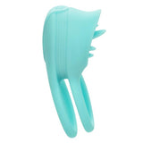 Couple's Enhancers Silicone Rechargeable French Kiss Enhancer - Teal