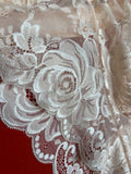 Floral Lace Teddy - Whisper Peach -
