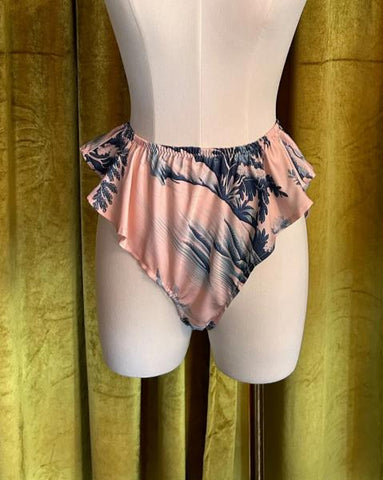 Satin Flutter Panty - Spring Toile -