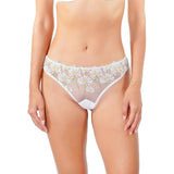 Dance des Fleurs Tanga - White/Green -