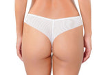 Dance des Fleurs Tanga - White/Green -