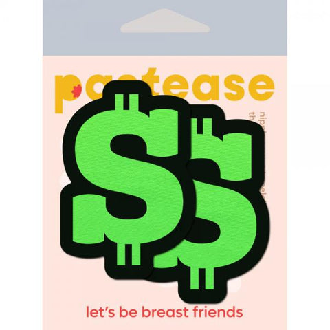 Pastease - Glitter Dollar Sign - Neon Green - O/S