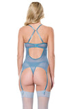 Between Dreams Bustier & Thong - Blue -