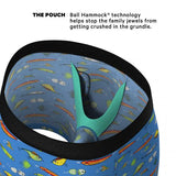 The Bait and Tackle | Bass Ball Hammock® Pouch Underwear with Fly -