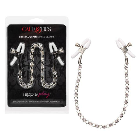 Nipple Play Crystal Nipple Clamps - Clear