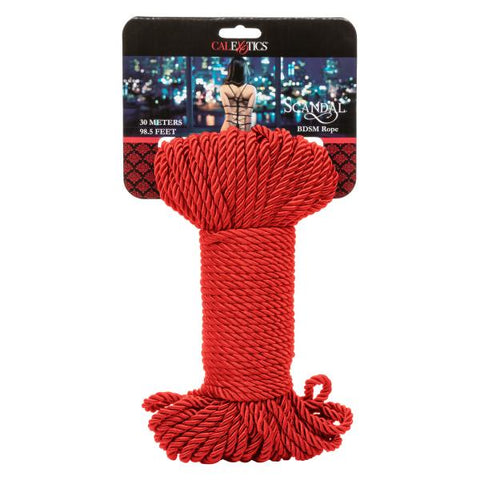 Scandal BDSM Rope 30 Meters - Red
