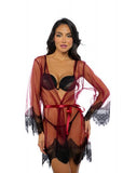 Daydream Mini Robe - Merlot - One Size