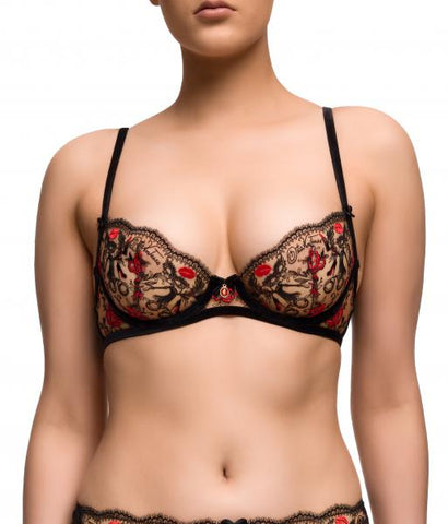 Novelteese Plunge Bra - Black -