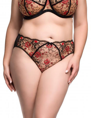 Novelteese Hi Cut Brief - Black -