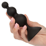 Silicone Beaded Anal Kit - Black