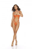 Strappy Demi Teddy - Amber Glow -