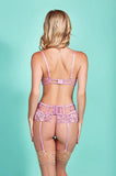 Laurie Three Piece Bra Set - Pink -