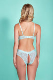 Mercedes Strappy Teddy with Open Back - Light Blue -