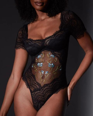 Aster Bodysuit - Black -