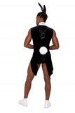 8 Piece Playboy Men's Tuxedo Bunny - Black/White -