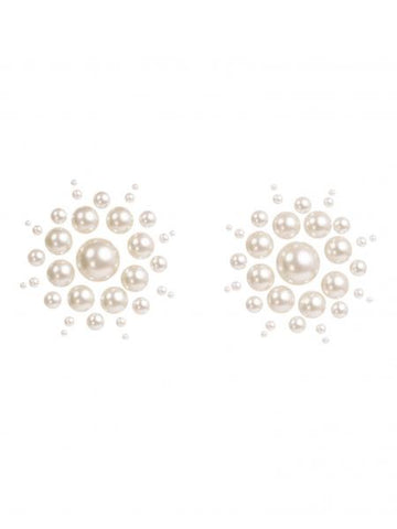 Isla Pearl Nipple Covers - White