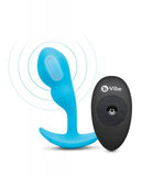 B-Vibe Remote Control P-Spot Snug Plug Small - Blue
