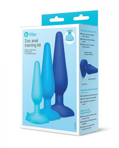 B-Vibe 3-Piece Anal Plug Training Kit