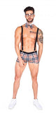 3 Piece Mens Hunky School Nerd -