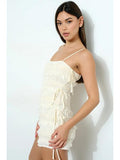Smocked Romper - Cream -