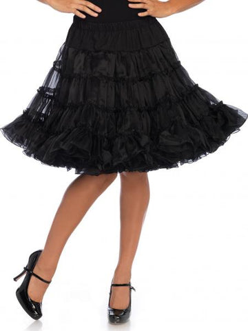 Deluxe Crinoline Petticoat - Black - One Size