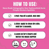 Weird and Wacky Hydrocolloid Acne Pimple Stickers Spotstix