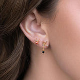 Bite Me Studs - Rose Gold