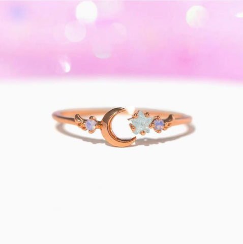 Spellbound Ring - Adjustable - Rose Gold