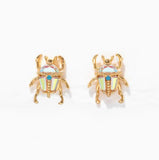 Beetlejuice Studs - Gold