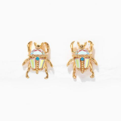 Beetlejuice Studs - Gold
