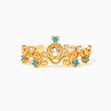 Disney Cinderella Carriage Ring - Gold - Size 6.5