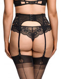 Floradora Suspender - Black -