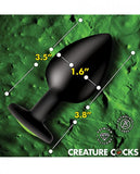 Creature Eye Green Eye Silicone Butt Plug - Large