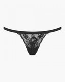 Never Say Never Skimpie G-String - Black - One Size