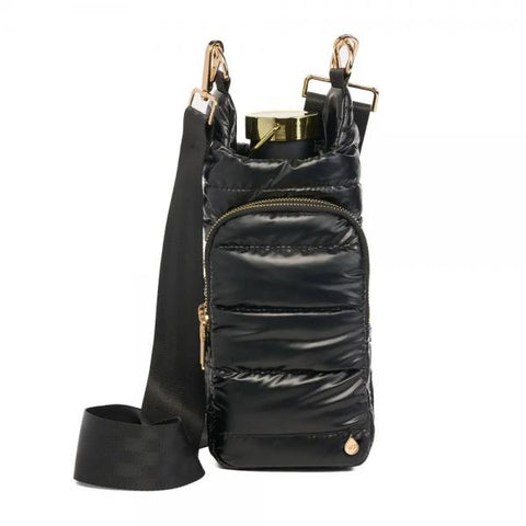 Black Shiny Hydrobag® with Gold Hardware