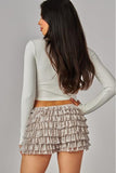 Lace Bloomer Shorts - Moon Rock -